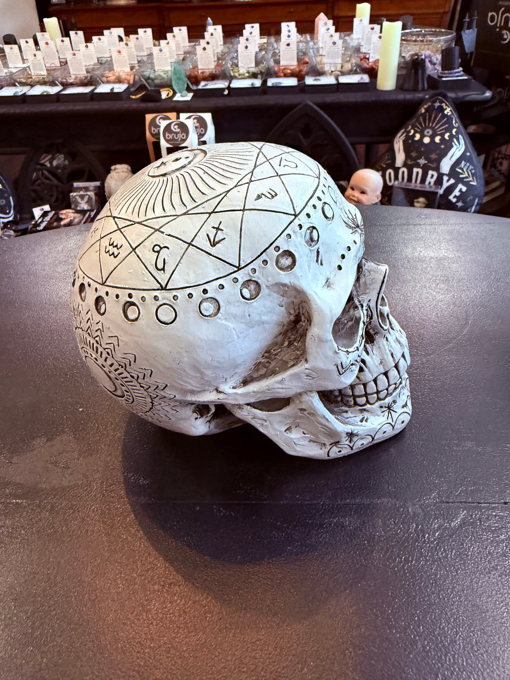 Celestial Spirit Skull Statue