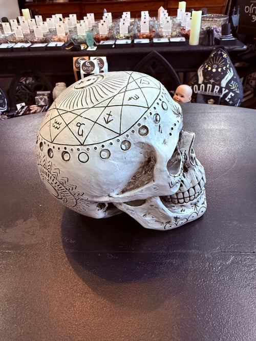 Celestial Spirit Skull Statue