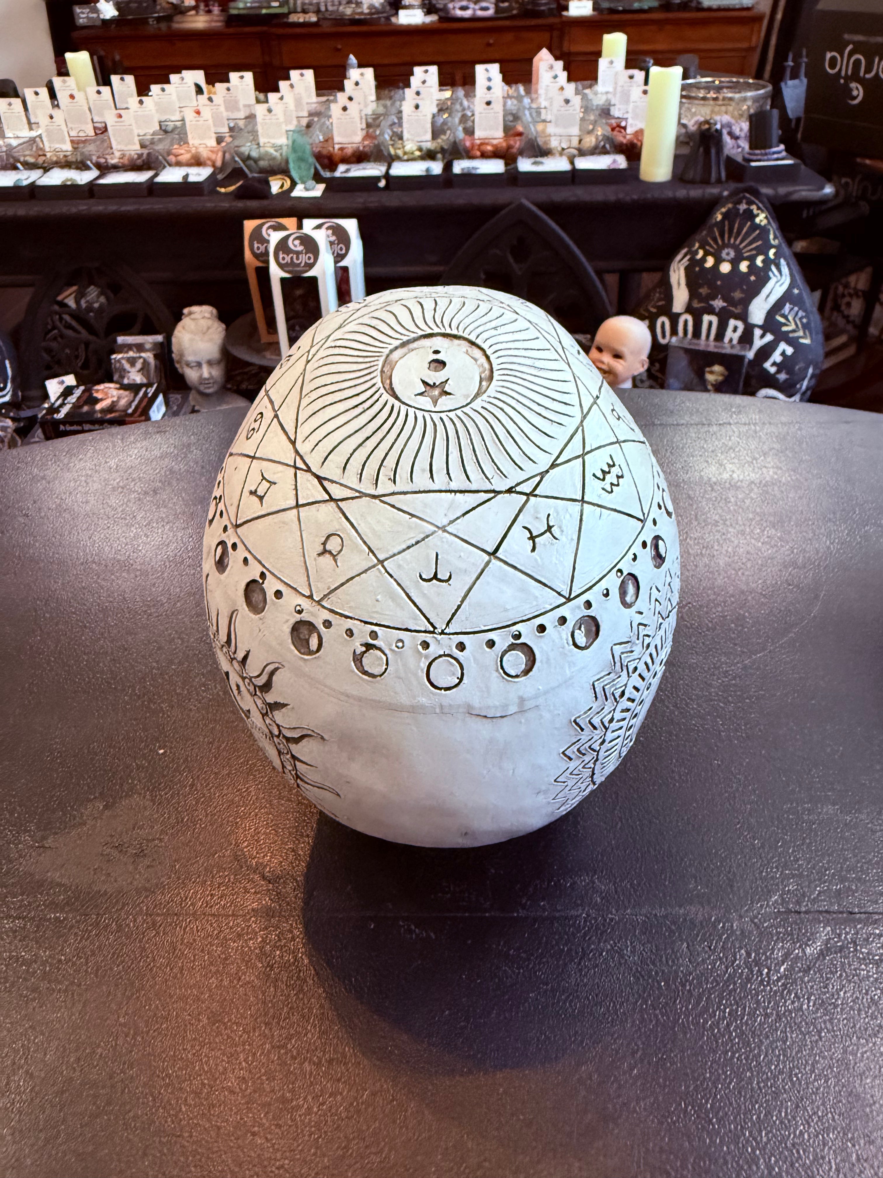 Celestial Spirit Skull Statue