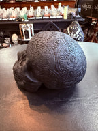 Midnight Marigold Sugar Skull Statue