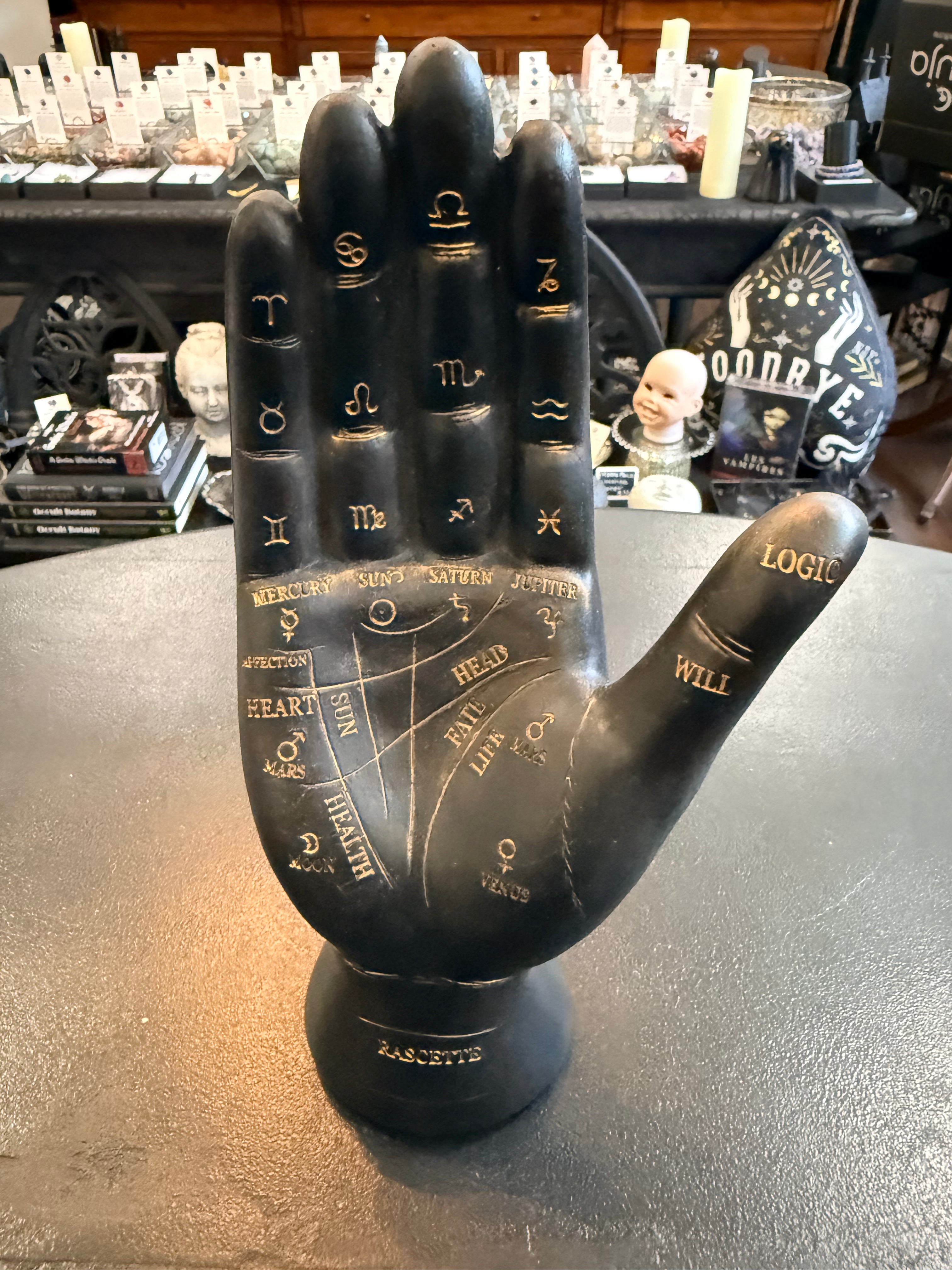 Mystic Palmistry Hand Statue