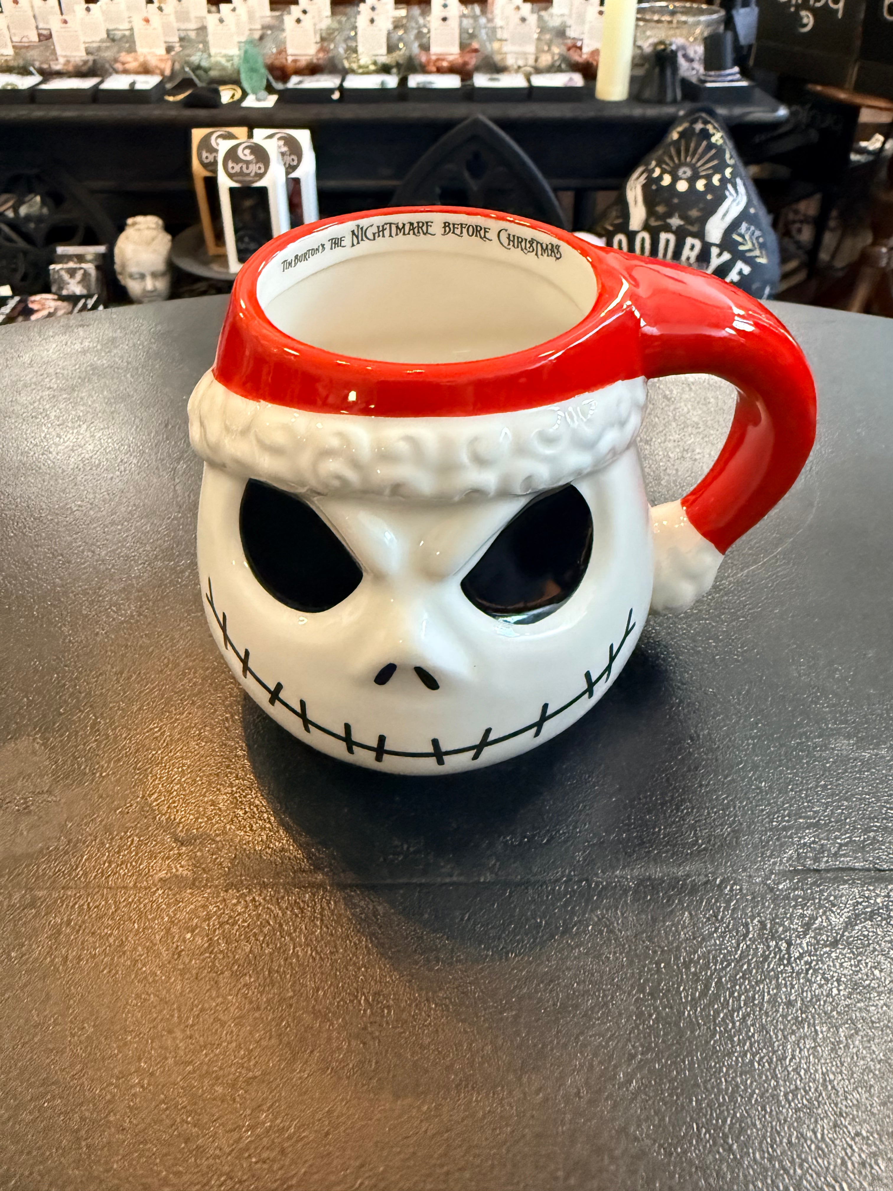 Jack Skellington Santa Hat Mug