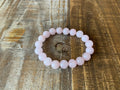 Natural Rose Quartz Gemstone Bracelet for Love & Passion