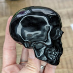 Human Skull - Obsidian