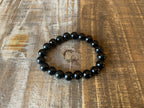 Black Obsidian Gemstone Bracelet for Protection & Truth