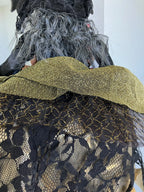 HALLOWEEN WITCH DOLL W/Pumpkin SHELF SITTER-24"
